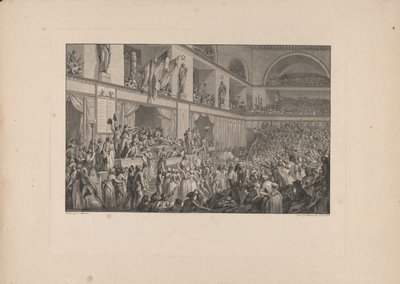 Konstitutionen den 24 juni 1793, ca. 1796 av Isidore Stanislas Helman