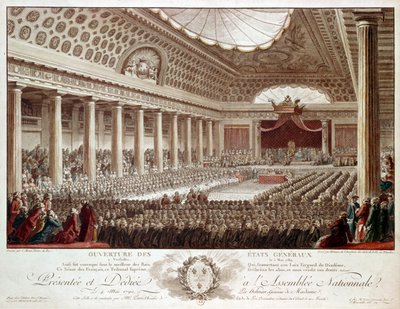 Öppnandet av generalstaterna i Versailles ... av Isidore Stanislas Helman