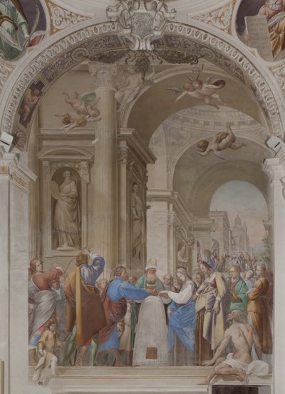 Jungfru Marias bröllop, 1634 av Isidoro Bianchi