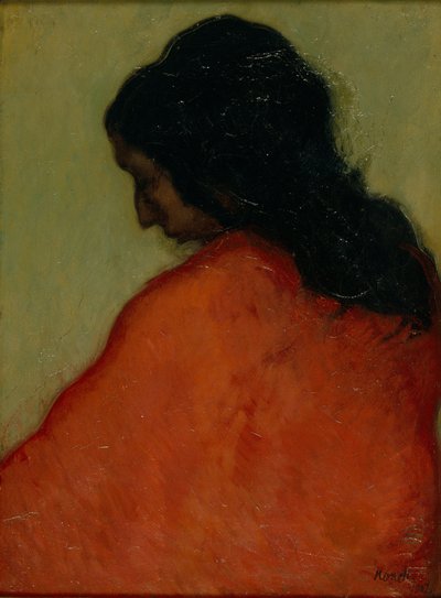 Profil av en zigenare av Isidre Nonell
