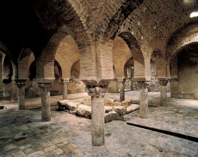 Arabiska baden i Jaén, hamam (turkiskt bad) av Islamic School