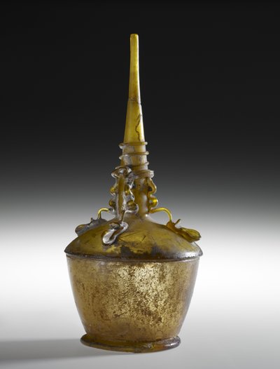 Flaska, c. 1100-talet (glas) av Islamic School