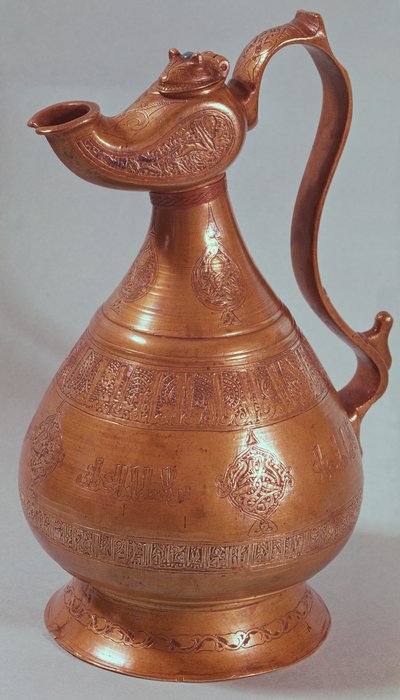 Kanna, från Khorasan, Iran, 1218 (koppar) av Islamic School