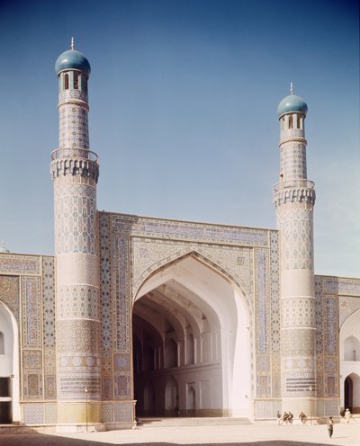 Masjid-i Jami eller fredagsmoskén, grundad 1200, återuppbyggd 1498 av Islamic School