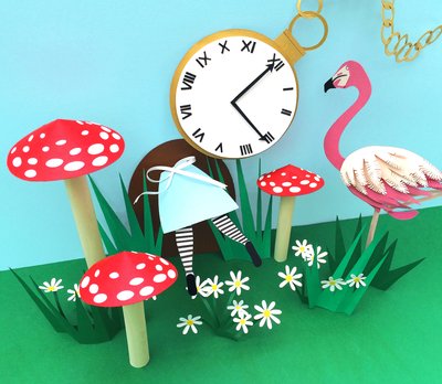 Curiouser and Curiouser, 2016 (papper) av Isobel Barber