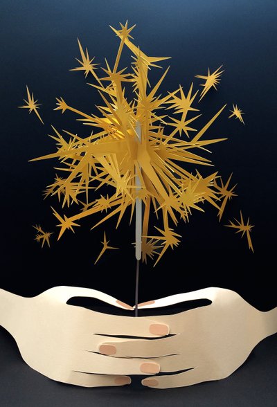 Light up the Night, 2016 (papper) av Isobel Barber