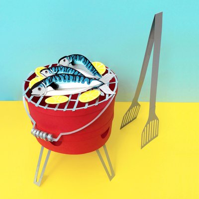 Tea by the Sea, 2016 (papper) av Isobel Barber