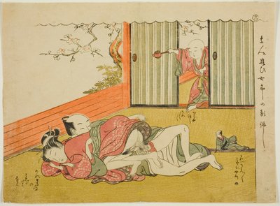Lovers Interrupted, blad 18 ur serien "Poems of the Husband and Wife Mane