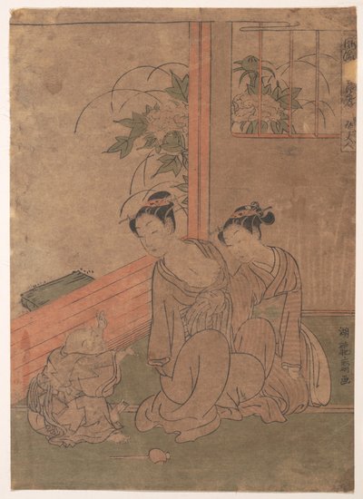 Fru Tō av Isoda Koryusai