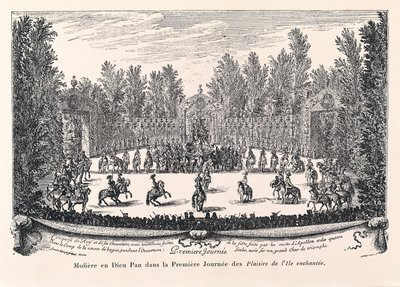 Moliere in God Pan, Illustration av "Les Plaisirs de l