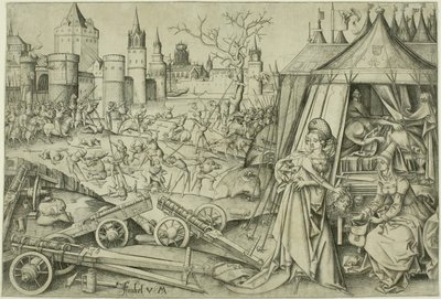 Judith, ca 1495 av Israhel van Meckenem