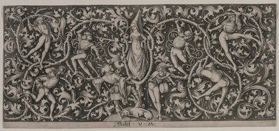 Prydnad med Dance of the Lovers av Israhel van Meckenem