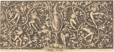 Prydnad med Morris Dancers, ca. 14901500. av Israhel van Meckenem