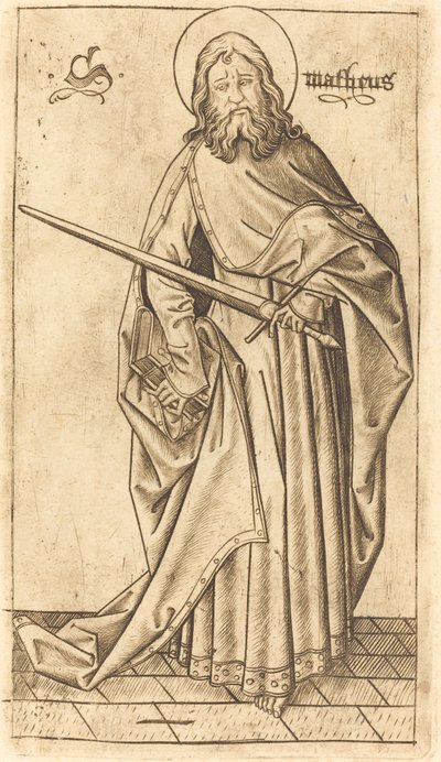 Saint Paul eller Saint Matthew, ca. 14701480. av Israhel van Meckenem
