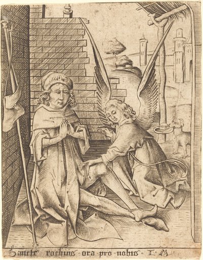 Saint-Roch av Israhel van Meckenem