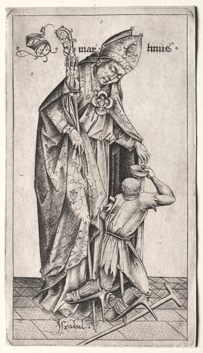 St Martin av Israhel van Meckenem