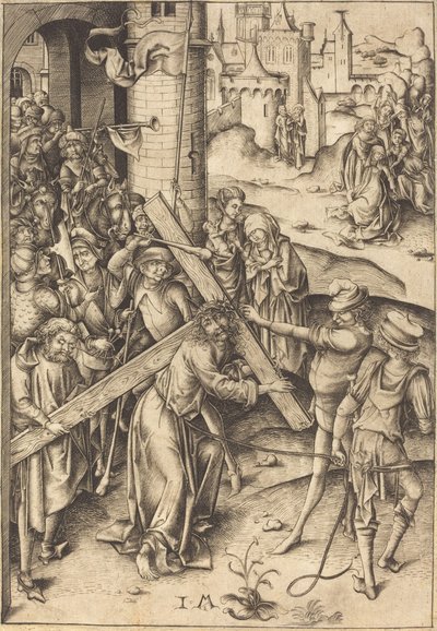 Korsets bärande, ca. 1480. av Israhel van Meckenem