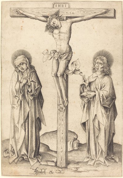 Korsfästelsen, ca. 1480. av Israhel van Meckenem