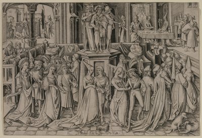 Dansen vid Herodes hov, ca. 1500. av Israhel van Meckenem