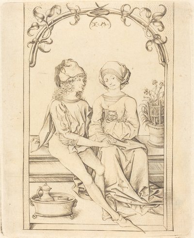 The Lovers, c. 1490. av Israhel van Meckenem