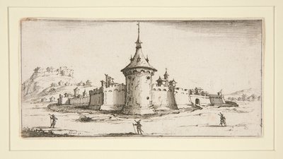 En bastion eller en befästning av Israël Henriet