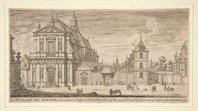 Jesuitnovitiat i St. Germain des Pres av Israël Silvestre