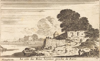 Hörnet av Good men nära Paris av Israël Silvestre