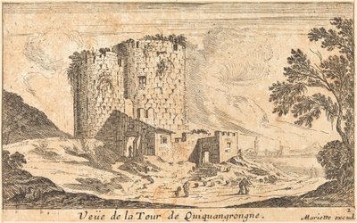 Utsikt från Quinquangrogne-tornet av Israël Silvestre