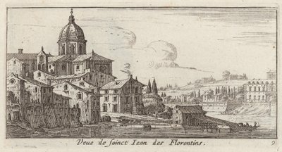 Vy över Sankt Johannes av Florentinerna av Israël Silvestre