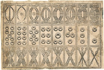 Spelar kort av Italian 15th Century