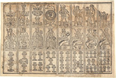 Spelar kort av Italian 15th Century