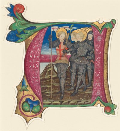 Saint Maurice och thebanska legionen av Italian 15th Century