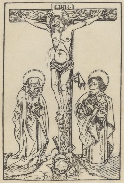 Kristus på korset av Italian 15th Century or Master I.D.