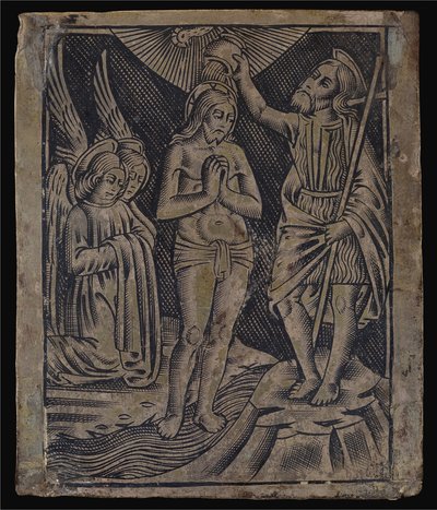 Kristi dop av Italian 16th Century
