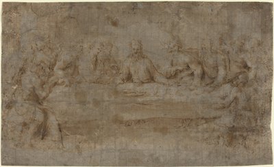 Sista måltiden av Italian 16th Century