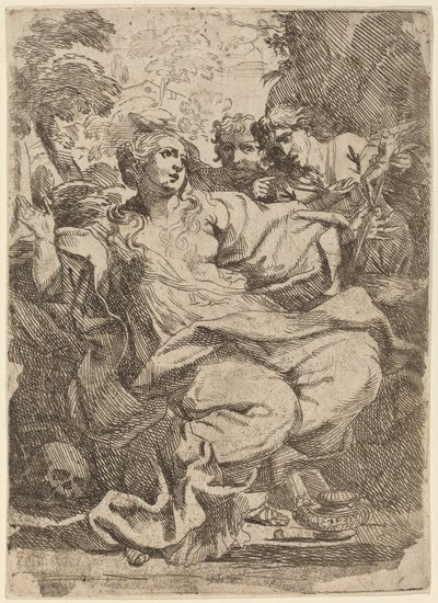 Magdalena av Italian 17th Century