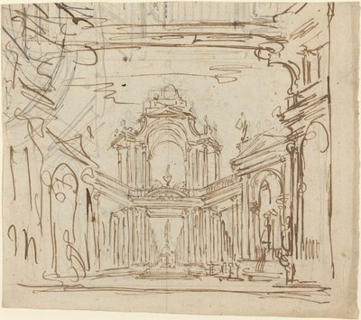 Scendesign av Italian 18th Century