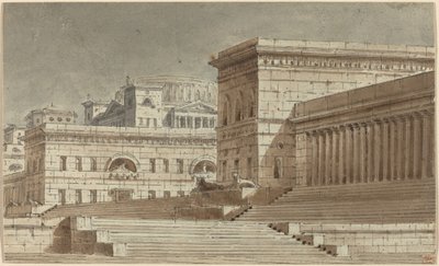 Scendesign av Italian 19th Century
