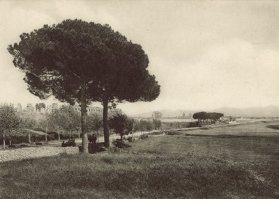 Claudius akvedukt på den nya vägen via Appia av Italian Photographer