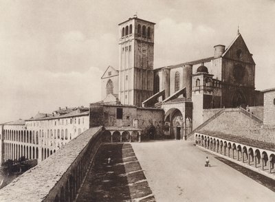 Assisi: Basilica of S Francesco (s/v foto) av Italian Photographer