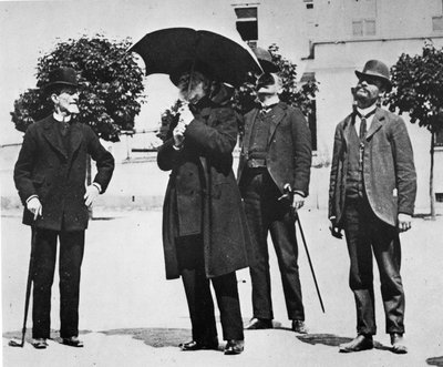 Den avbildade personen är kompositören och librettisten ARRIGO BOITO (Padua, 24 februari 1842 - Milano, 10 juni 1918) av Italian Photographer