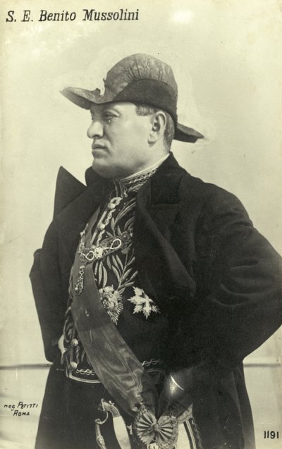 Benito Mussolini av Italian Photographer
