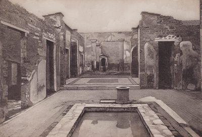 Casa Del Poeta Tragico, House of the Tragic Poet (s/v foto) av Italian Photographer