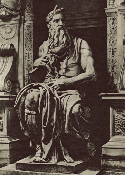 Kyrkan S Pietro in Vincoli, Moses av Michelangelo av Italian Photographer
