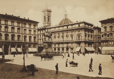 Firenze / Florens: Piazza Vittorio Emanuele (s/v foto) av Italian Photographer
