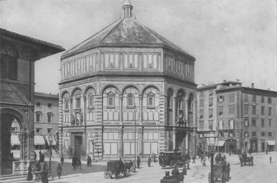 Florens, Baptisteriet (s/v foto) av Italian Photographer