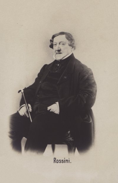 Gioachino Rossini, italiensk kompositör av Italian Photographer