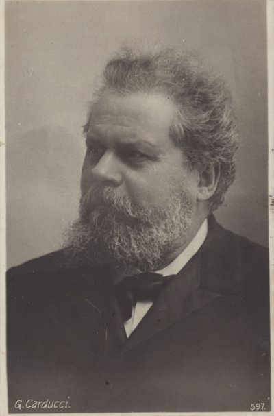 Giosue Carducci (1835-1907), Nobelprisbelönt italiensk poet av Italian Photographer