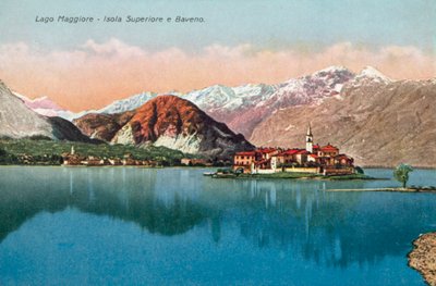 Lago Maggiore, Isola Superiore och Baveno (färgfoto) av Italian Photographer