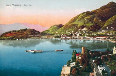 Lago Maggiore, Laveno (färgfoto) av Italian Photographer